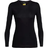 Icebreaker Funktionsunterhemd 175 Everyday LS Crewe Black Damen-L