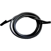 Lafuma LFM23220247 Gummischnüre mit Endkappe, Farbe schwarz