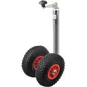 Pro Plus Doppeltes Stützrad mit Luftreifen - 300 kg