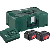 Metabo Basic - Set 18V 2 x 4.0 Ah + ML
