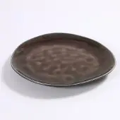 Serax Teller Oval M Brown Pure Black 20 cm
