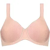 Triumph Bügel-BH "Modern Soft+Cotton W" mit dezenten Glanz-Streifenmuster und breiten Trägern