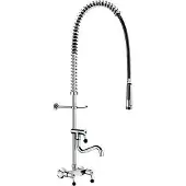Delabie Geschirrspülbr. schw m.Wandmischer +Handbr.433010+Auslaufvent