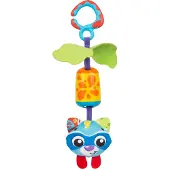 Playgro Cheeky Chime Rocky Waschbär Kinderwagenspielzeug, Babyspielzeug