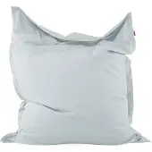 Beliani Sitzsack FUZZY Hellgrau 140x180x20
