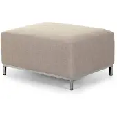 Beliani Ottomane Polsterbezug beige OSLO