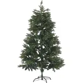 Beliani Weihnachtsbaum 180 cm Grün aus Kunststoff mit Ständer Weihnachtszeit/ Weihnachten/ Wohnzimmer Modern