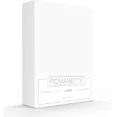 Romanette Spannbettlaken Weiß (Baumwolle)-90 x 200 cm