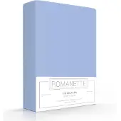 Romanette Spannbettlaken Hellblau (Baumwolle)-90 x 200 cm