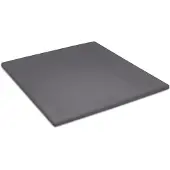 Cinderella Topper-Spannbettlaken Anthrazit (Flanell)-90 x 200/210 cm