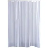 RIDDER Duschvorhang Textil Satin weiß 180x200 cm