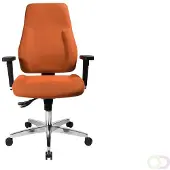 Topstar Bürostuhl Point 91, PI99G BC4, orange, Stoff, belastbar bis 110 kg