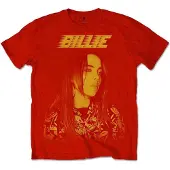 Billie Eilish T-Shirt Racer Logo Jumbo Red 2XL