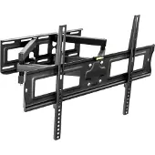 TecTake TV Wandhalterung für 32 - 100 Zoll (81 - 254 cm) ausziehbar schwenkbar, neigbar und stufenlos breitenverstellbar
