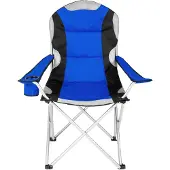 TecTake Chair Basic Campingstuhl - Blau;Schwarz