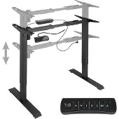 TecTake Tischgestell Piotr 85 - 129 x 65 x 71 - 121 cm