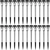 TecTake 24-er Set LED-Solarlampen 4,7 x 37 cm