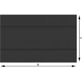 TecTake Pool-Solarfolie rechteckig und selbstschwimmend 500 x 800 cm