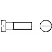 Toolcraft TO-6865356 Zylinderkopfschraube M4 25 mm Schlitz Edelstahl V2A A2 200 St.