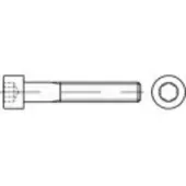Toolcraft TO-5421399 Zylinderschrauben M2 3 mm Innensechskant 100 St.