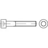 Toolcraft TO-5421432 Zylinderschrauben M2,5 10 mm Innensechskant 100 St.