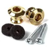 Dunlop Straplok Dual Design Riemenknöpfe Gold