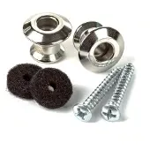 Dunlop Straplok Dual Design Riemenknöpfe Nickel