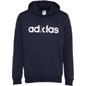 Adidas Essentials French Terry Linear Logo Hoodie nachhaltiger Herren Sweater mit Kängurutasche GK9066 Blau
