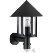 Albert 661825 Wandleuchte Typ Nr. 1825 - Farbe: schwarz, mit BWM für 1 x Lampe, E27