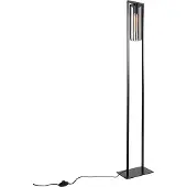 QAZQA Moderne Stehlampe schwarz - Balenco Wazo