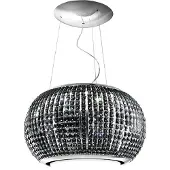 Elica Lampenhaube Interstellar Umluft schwarzes Glas 65cm PRF0151809