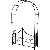 TecTake - Rosenbogen mit Pergola-Tor 400766