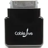 CableJive dockStubz, 30-pin, micro USB, Schwarz