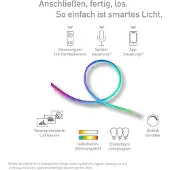 TINT Outdoor LED-Strip white + color 36W 1200 lm 1800- 6500 K + RGB 175 LEDs 5 m - Kompatibel mit SMART HOME by hornbach