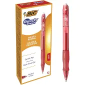 BIC Gelschreiber Gel-Ocity 0,7 mm, rot, 12 Stk