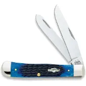 Case Cutlery Trapper Blue Bone Pocket knife