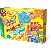 SES Creative 14828 Schneideset XXL, Sicherheitsschere und Bastelschere, 3 Jahr(e), Mehrfarbig