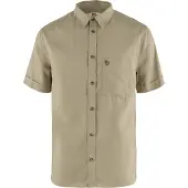 Fjällräven Hemd Övik Travel Shirt SS Herren Beige-L