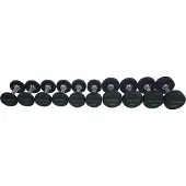 Tunturi Pro PolyurethanHantelset 2 bis 12 kg - 1 Paar - Hantelset