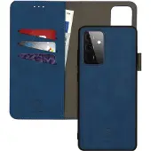 IMoshion Samsung Galaxy A72 Hülle - Kunstleder - - 2 in 1 Case/Klapphülle - Dunkelblau