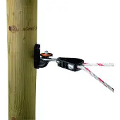 Gallagher -Schnurspanner (mit Rollen-Winkel-Isolator)