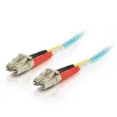 C2G Origin Storage 85549, 1 m, OFNR, OM3, LC, LC, Türkis