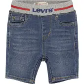 Levi's Kids Straight Fit Jeansshorts mit Logostreifen