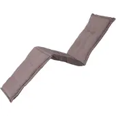 Madison Liegestuhl-Gartenkissen Panama 185 x 50 cm – Taupe