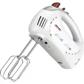 MPM MMR-15 Handmixer, Kunststoffgehäuse, 300 Watt, 6 Geschwindigkeiten