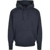 Urban Classics weicher Herren Hoodie Rippbündchen Kapuze 380 g/m² mit Baumwolle Navy