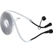 HEISSNER L128-00, Transparent, Multi, LED, 150 Lampen, 5000 mm, 1,2 cm