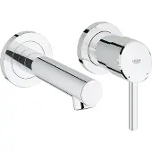 GROHE Concetto 2-Loch-Waschtischbatterie Wandmontage chrom - 19575001
