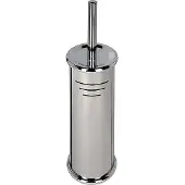 Geesa WC-Bürstenhalter Hotel Chrom Wandhalterung Schwarze Bürste