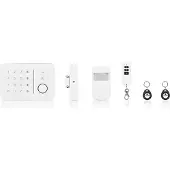 Smartwares HA788GSM GSM Alarm Set, Weiß, Berührung, Android, iOS, Telefonleitung, 850,900,1800,1900 MHz, 95 dB